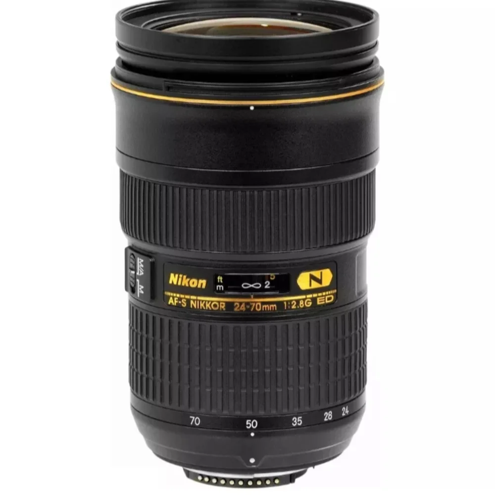 Nikon AF-S NIKKOR Black and Gold Lens